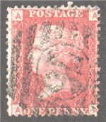 Great Britain Scott 33 Used Plate 146 - AA